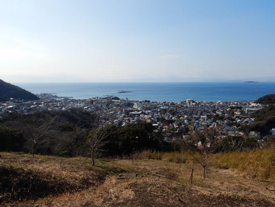 仙元山から葉山西側の眺望