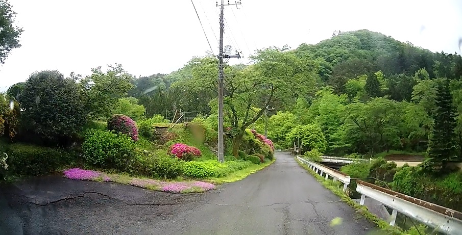 高田山林道「たんげ温泉入口」